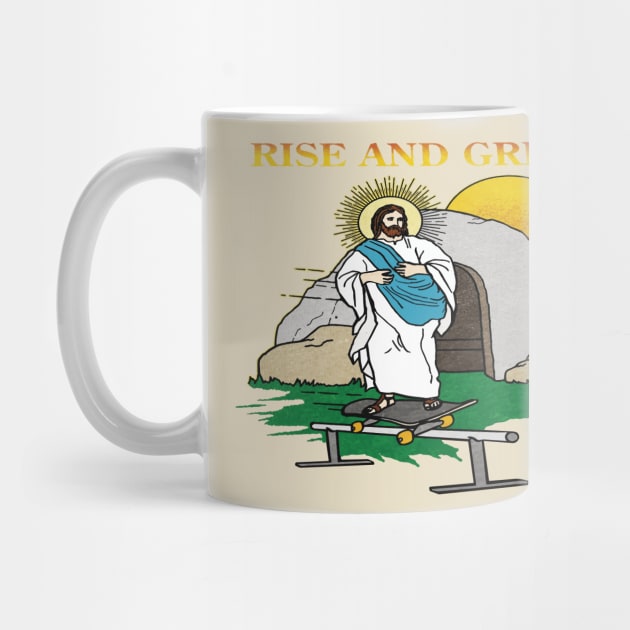 Jesus Rise and Grind by Dystopianpalace